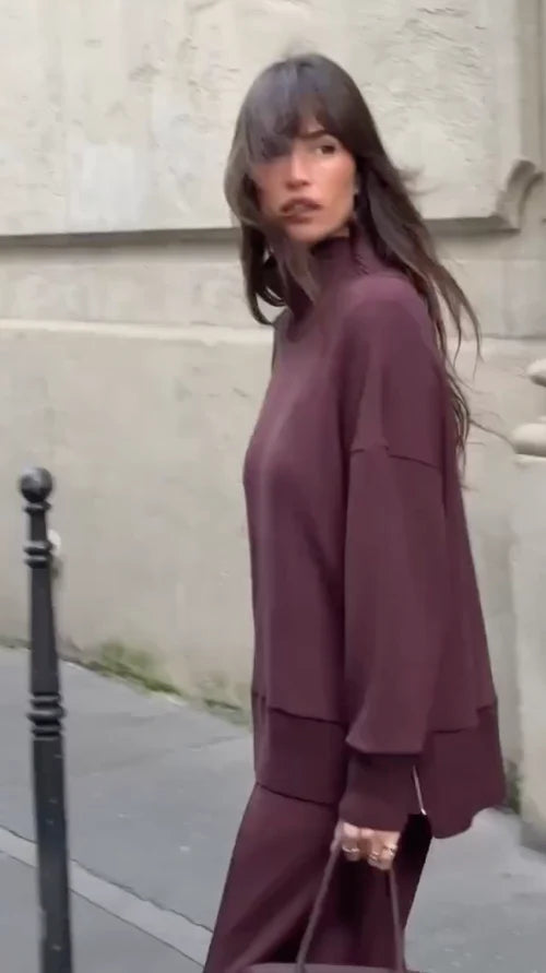 Dámska štýlová súprava Lina Loungewear Set - pohodlie sa snúbi s eleganciou pre domácnosť
