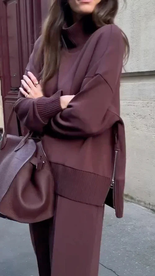 Dámska štýlová súprava Lina Loungewear Set - pohodlie sa snúbi s eleganciou pre domácnosť
