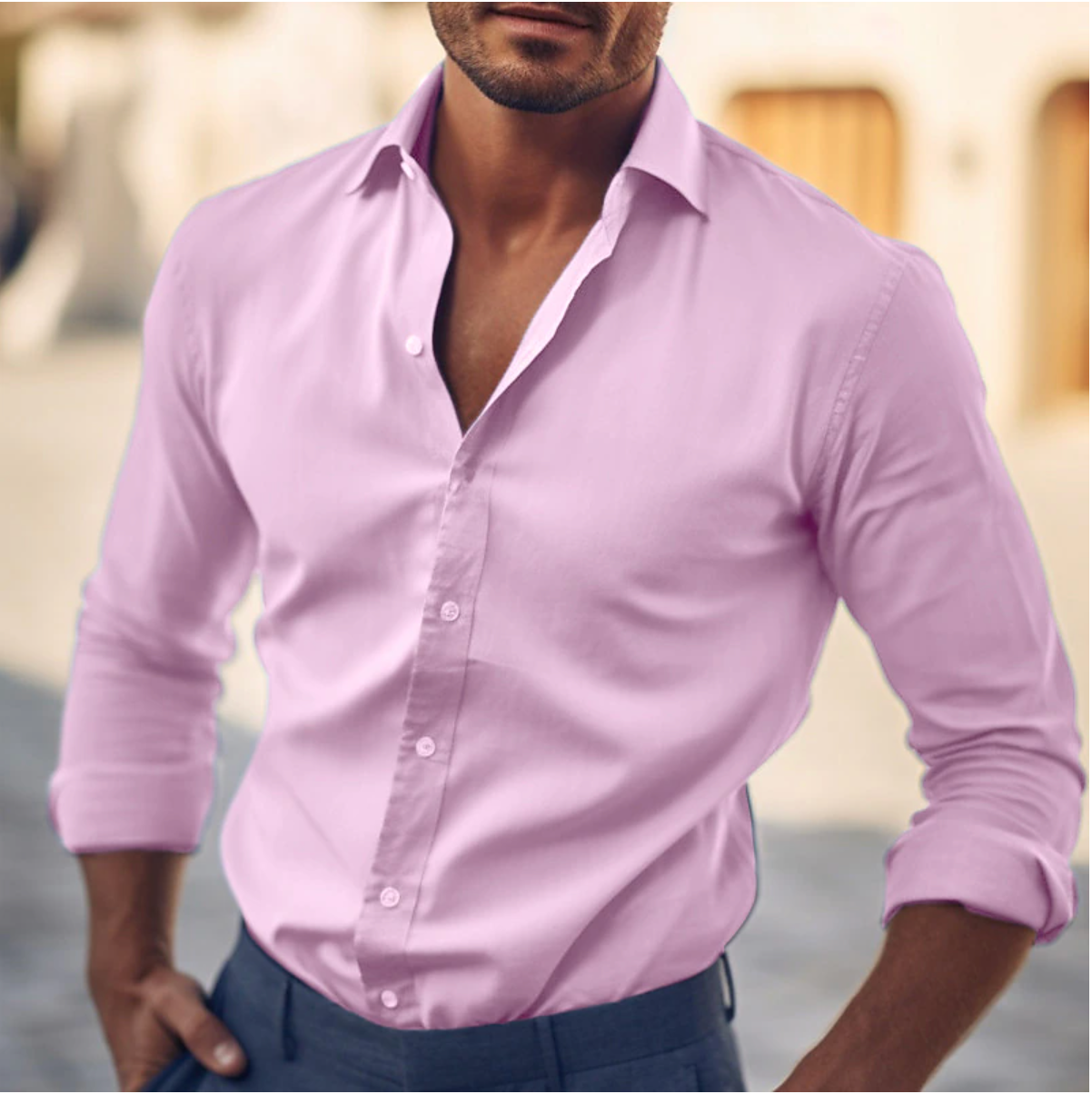 Elegant High-Quality Men's Shirt | Modern Flattering Fit