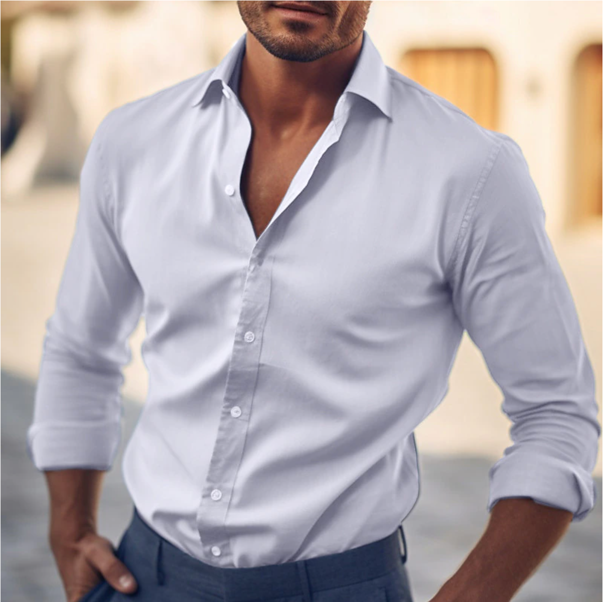Elegant High-Quality Men's Shirt | Modern Flattering Fit