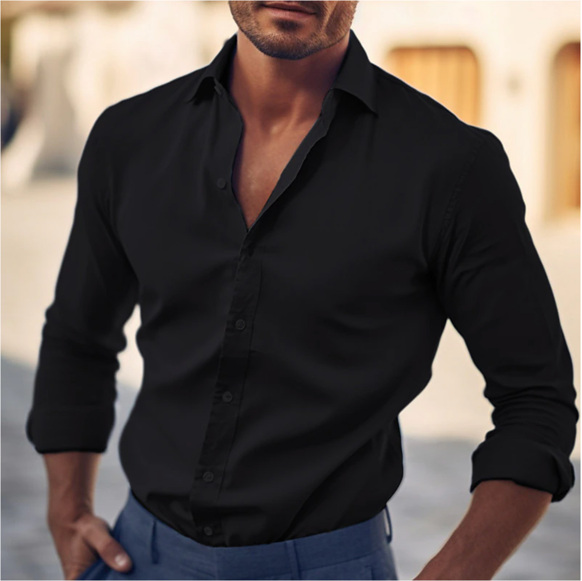 Elegant High-Quality Men's Shirt | Modern Flattering Fit