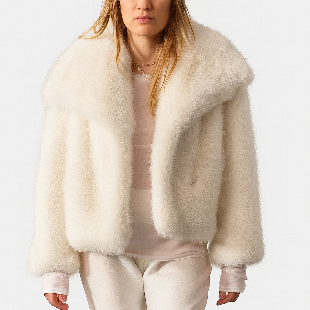 Faux fur coat
