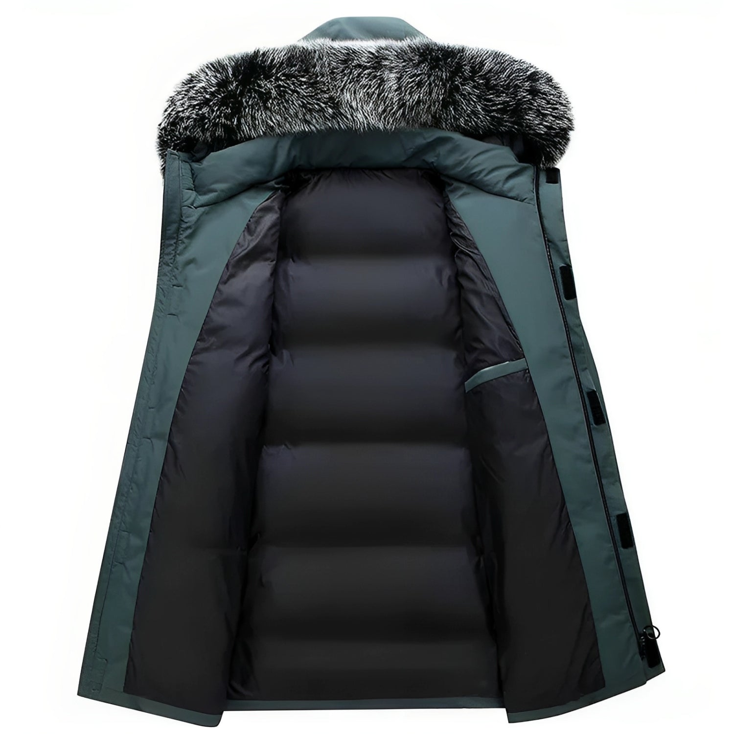 Hooded Longline Parka for Men - Image 7