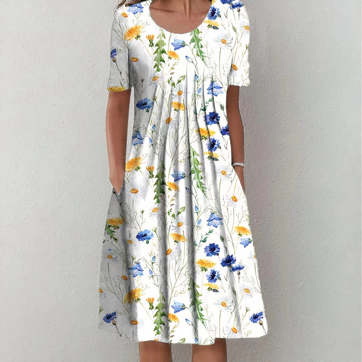 Ulla Women's Summer Dress - Elegant Cotton Dress with Breathable Comfort and Timeless Design