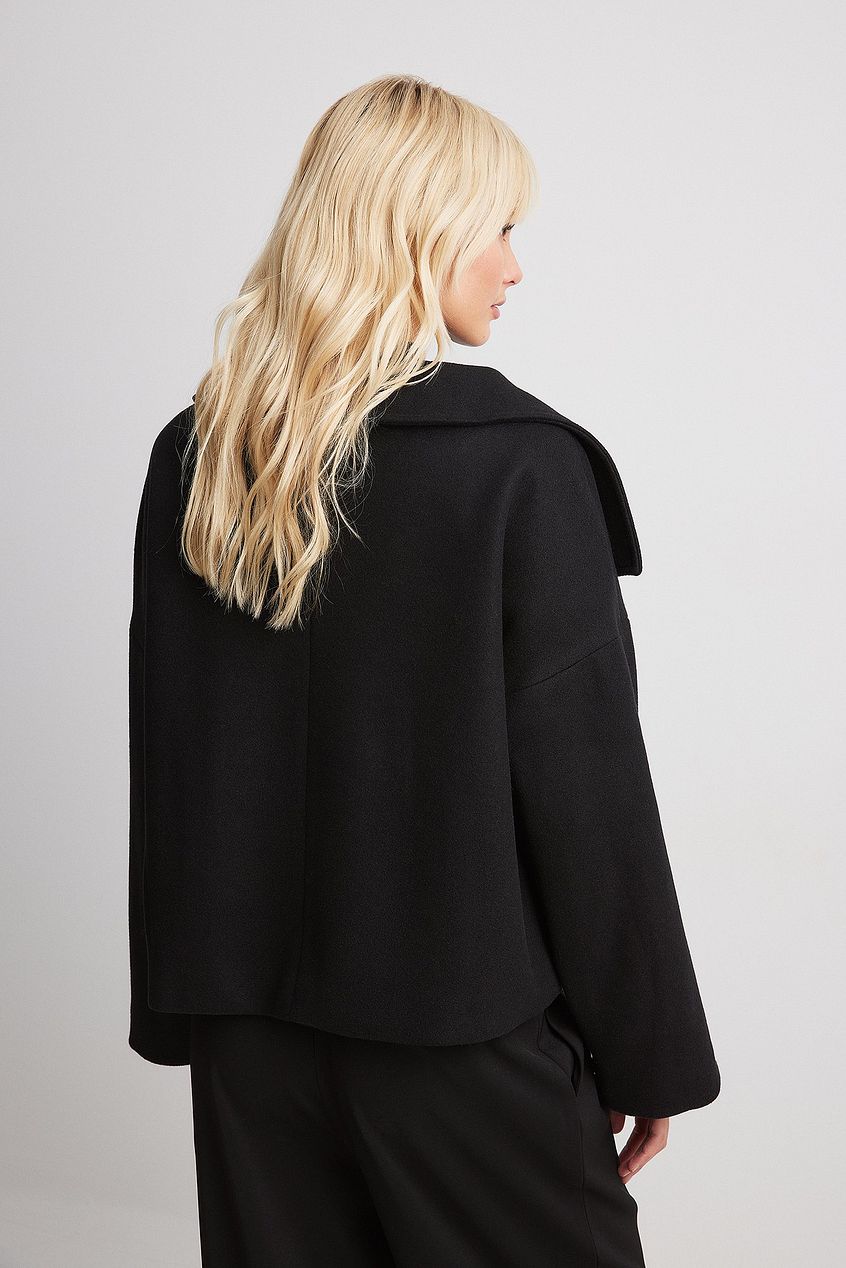 Double Breasted Short Coat for Women - Image 11