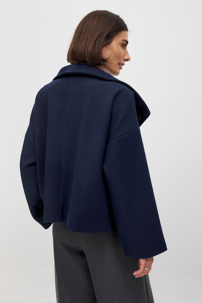 Double Breasted Short Coat for Women - Image 8