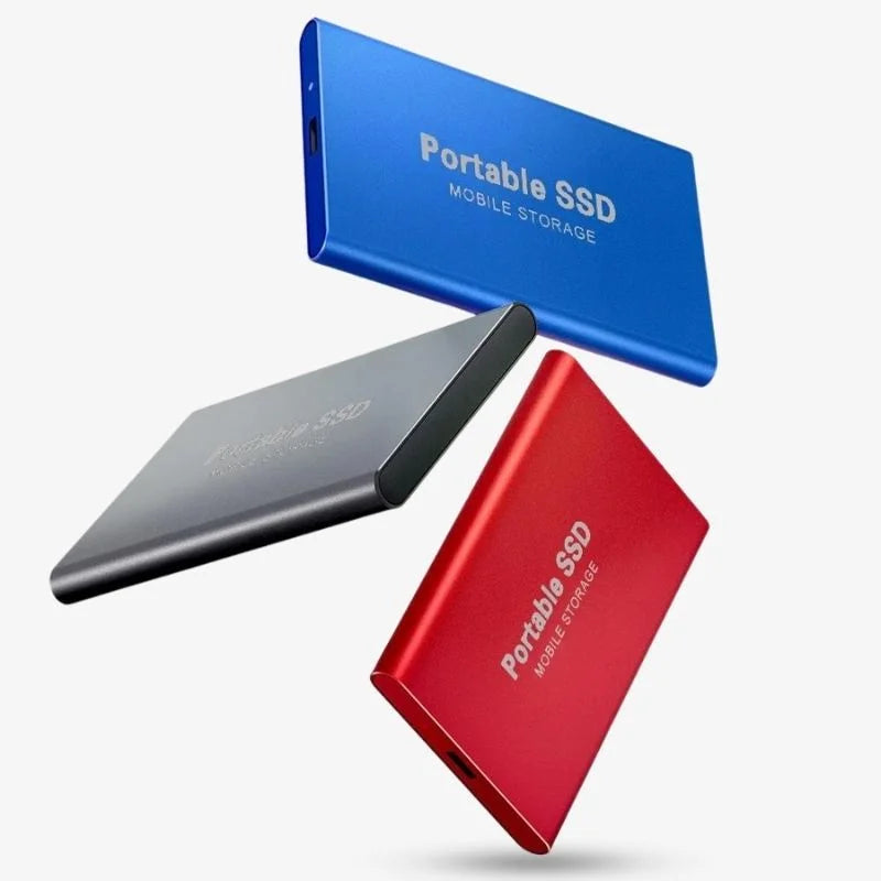 DataSafe - Externí úložiště SSD Aluminium - Super rychlý pevný disk - 32TB/16TB/8TB/4TB/2TB