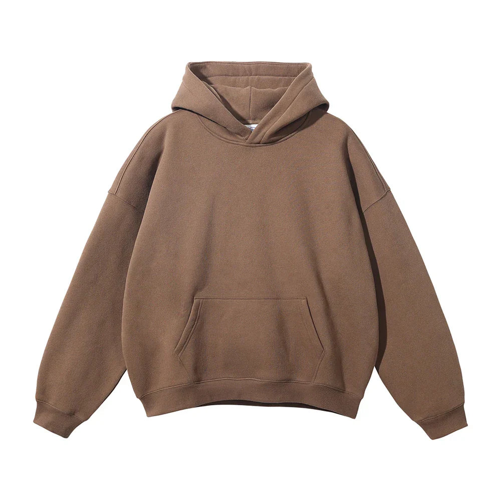 Relaxed Fit Pullover Hoodie for Men - Image 15