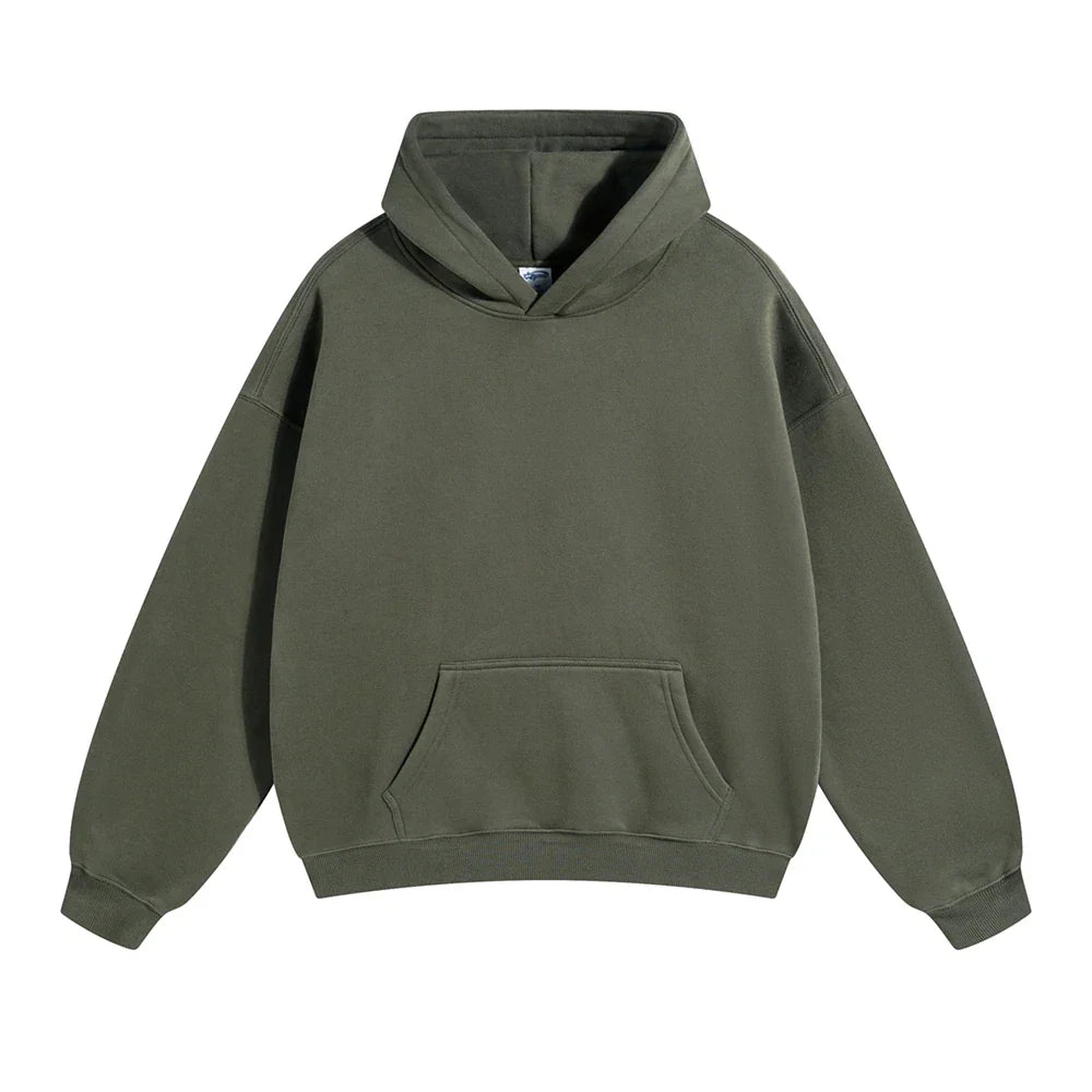 Relaxed Fit Pullover Hoodie for Men - Image 20