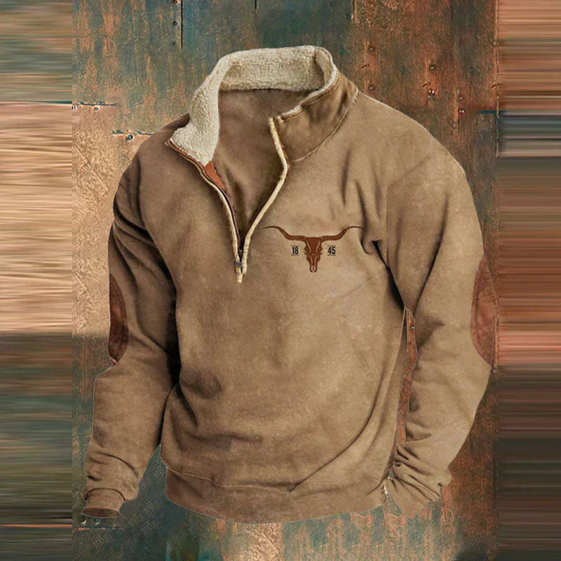 Quarter-Zip Pullover Sweater for Men - Image 4