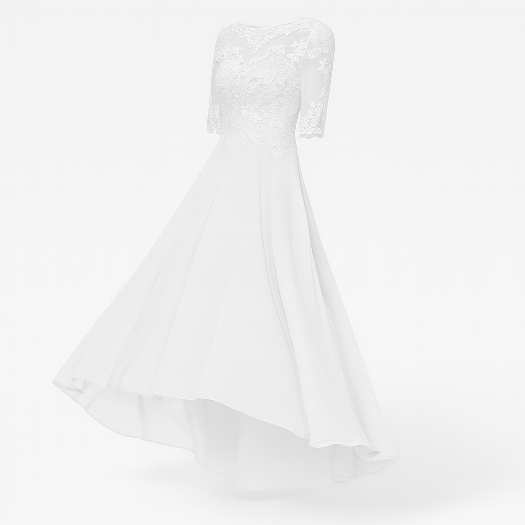 Evening Dress white