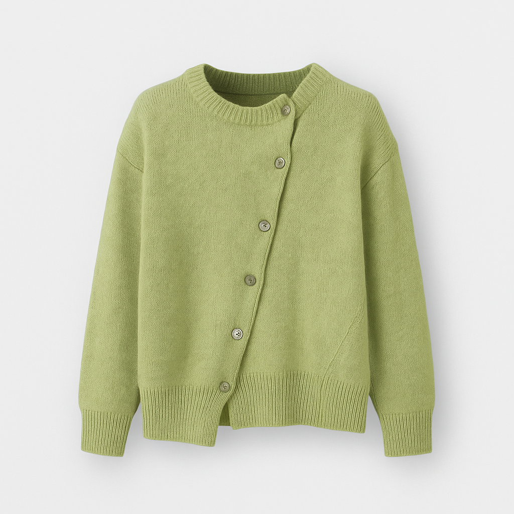 Wrap around sweater green