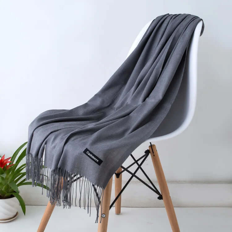 Dámský měkký šátek – lehký šátek na každodenní nošení – velký oversized šátek pro vrstvení – měkký a hřejivý zimní šátek