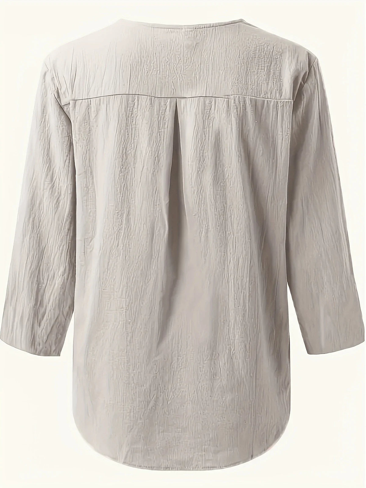 Luna - Casual Cotton and Linen Blouse