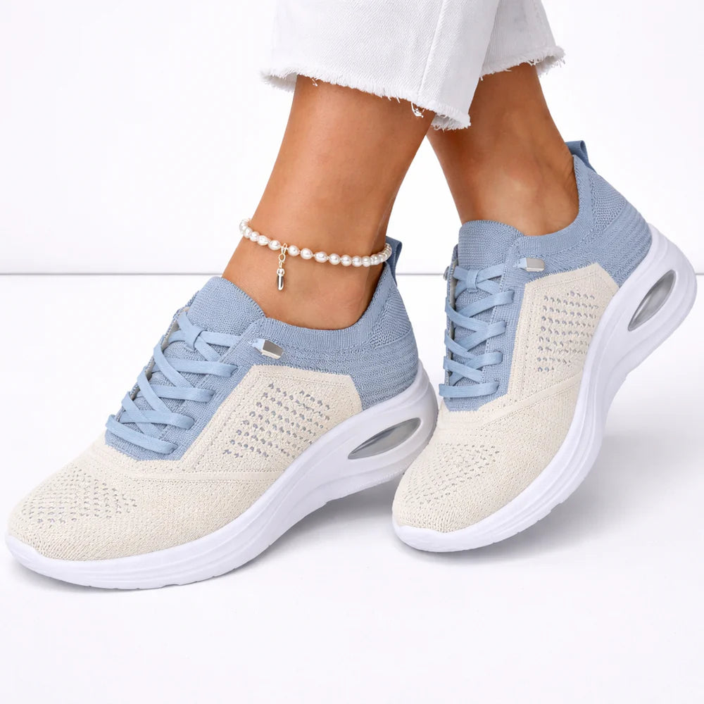 Zapatillas ortopédicas sin cordones para mujer