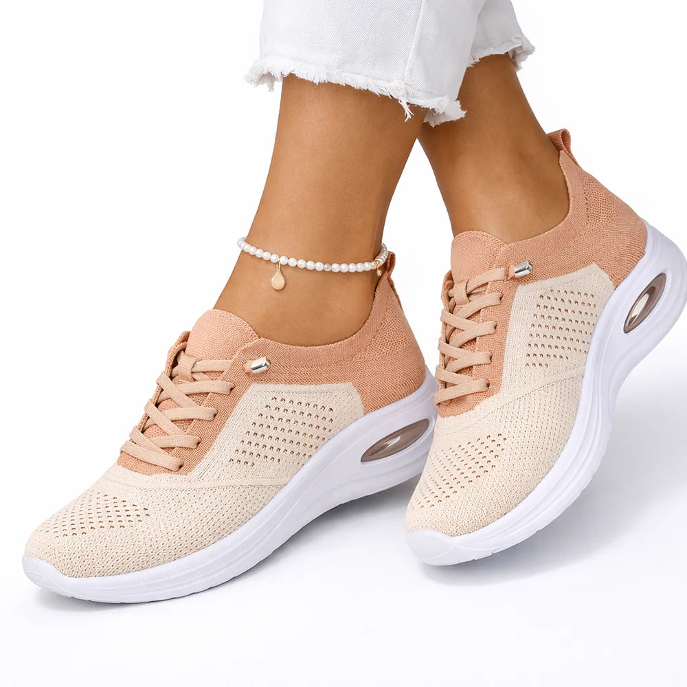 Zapatillas ortopédicas sin cordones para mujer