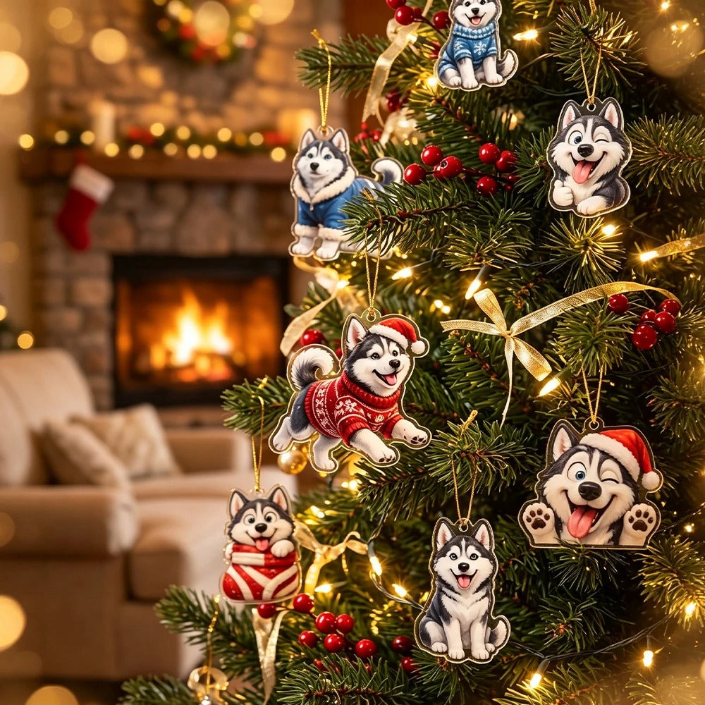 Julekalender til hunde 2026 – 24-dages nedtælling med husky-tema til hundeejere