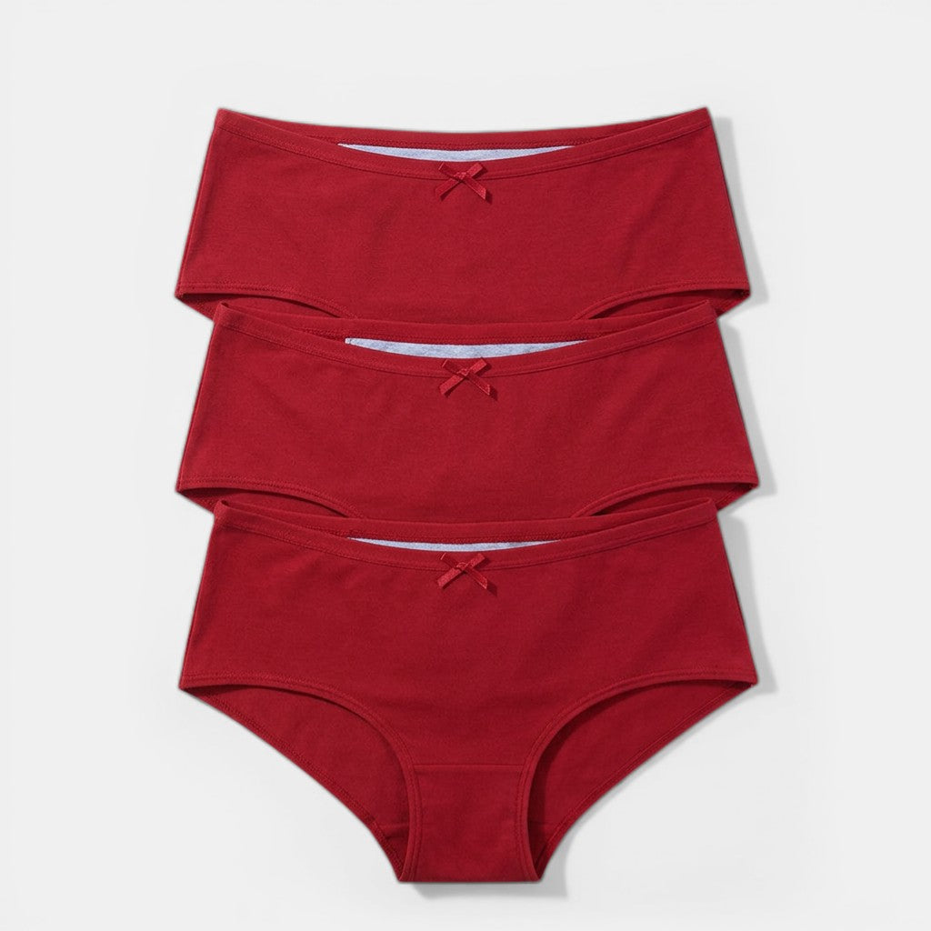 Set de 3 chiloți pentru perioada menstruală pentru femei | Chiloți menstruali absorbanti | Chiloți respirabili și etanși, pentru confortul de zi cu zi și pentru sport