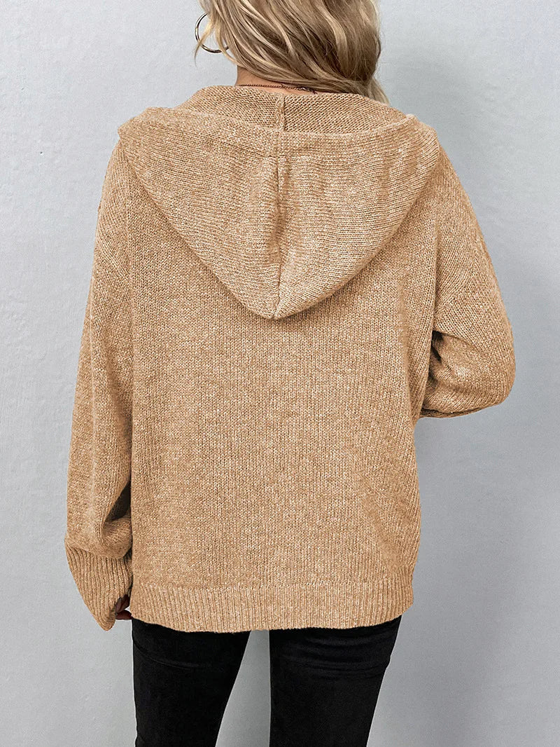 Chaleco con capucha para mujer
