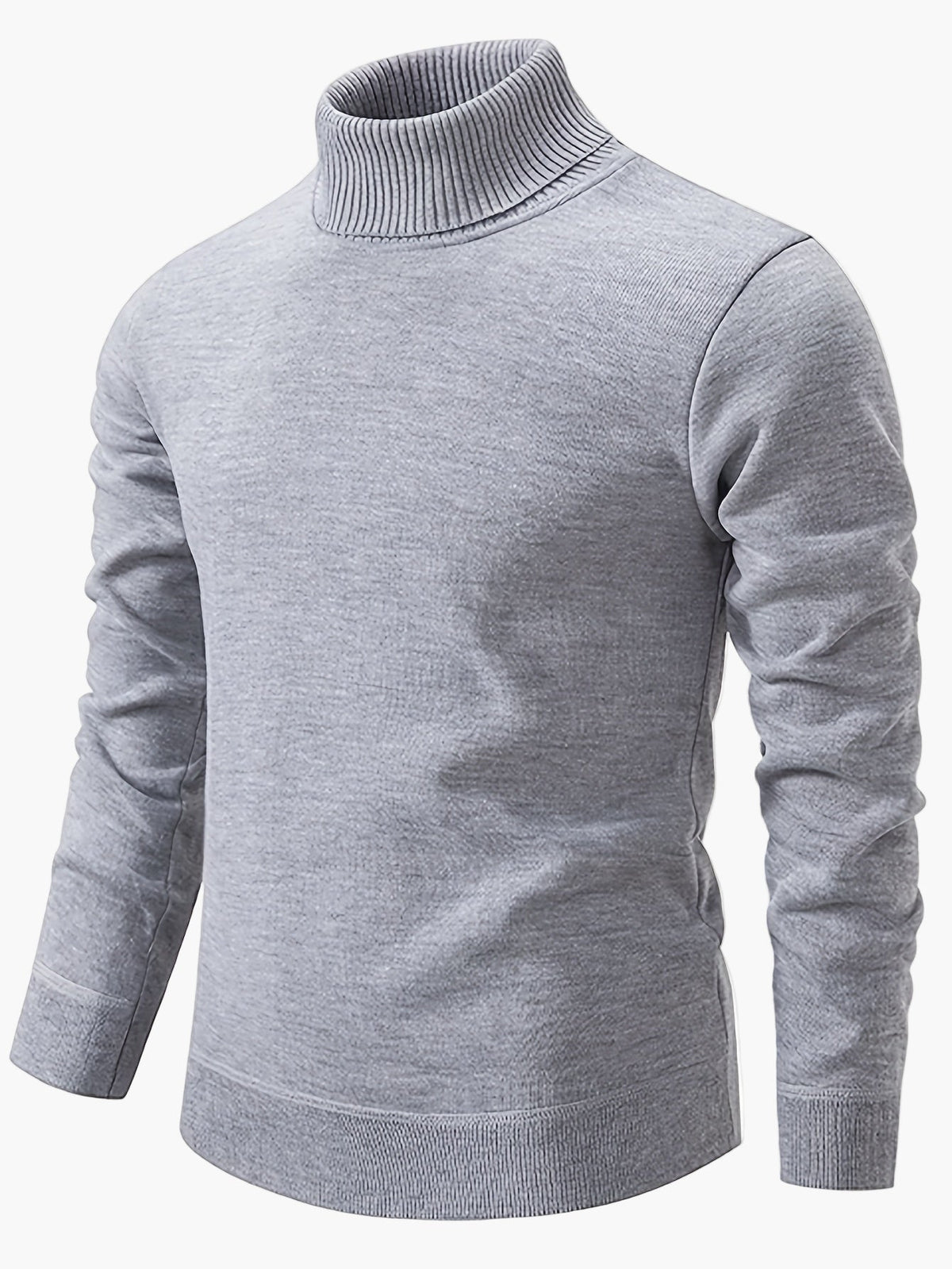 Herren Rollkragenpullover Feinstrick Slim Fit elegant - Image 9