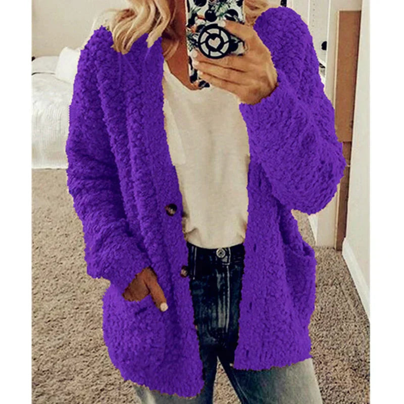 Cardigan moale și călduros – croială elegantă, deschisă, ideală pentru ținute casual suprapuse