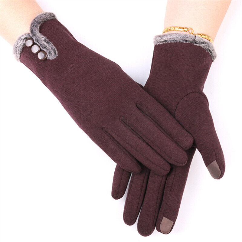 Women's Cashmere-Lined Winter Gloves