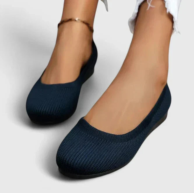 Women's Orthopedic Walking Shoes - Comfortable Slip-On Loafers with Arch Support and Non-Slip Sole for Posture Correction