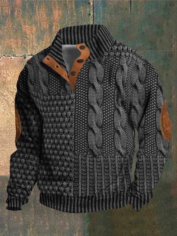 Maglione raffinato con stampa Essential | Comfort senza pari
