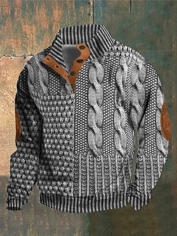 Refined Essential Printed Sweater | Unsurpassed Comfort