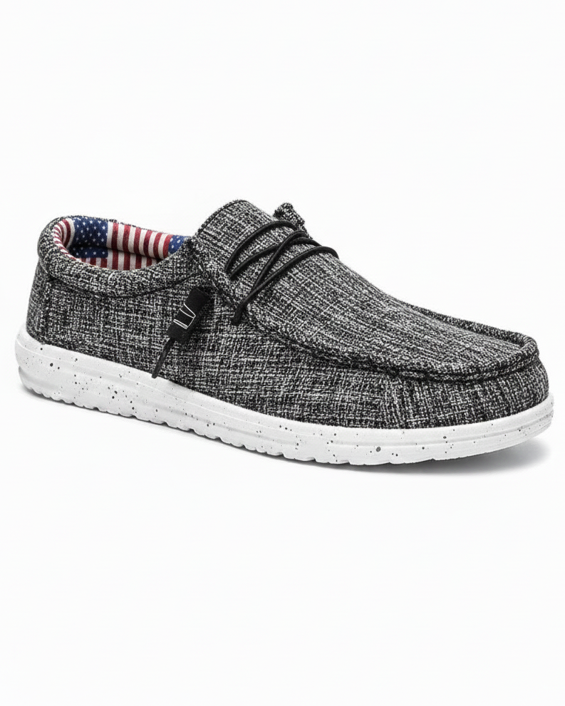 Mocasines sin cordones para hombre | Zapatos cómodos e informales para caminar | Calzado ligero para el día a día para hombre | Zapatos planos fáciles de llevar