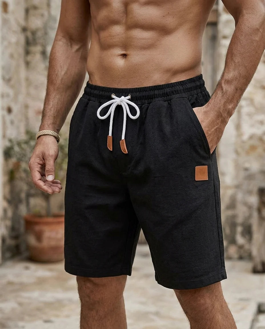 Men's Drawstring Shorts | Lightweight Breathable Summer Shorts for Casual Everyday Wear | Relaxed Fit Comfortable Shorts