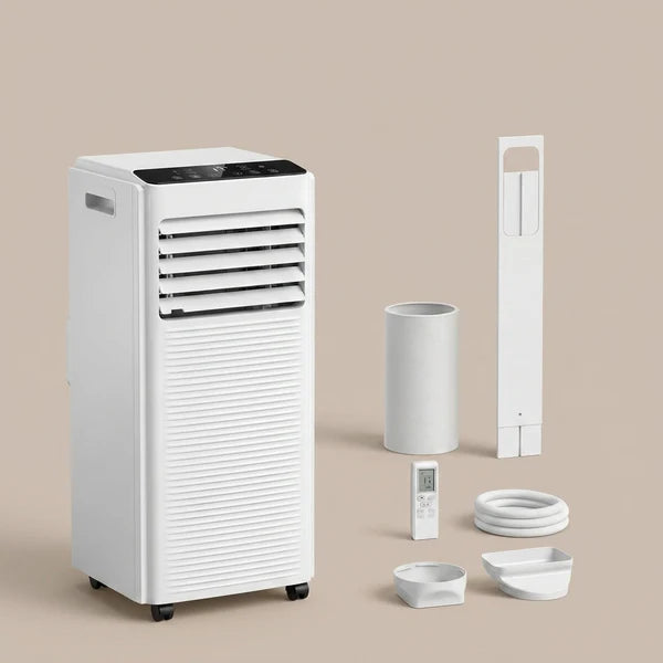 Climatiseur-déshumidificateur 2-en-1 – Climatiseur portable de 9 000 BTU pour les pièces chaudes et humides