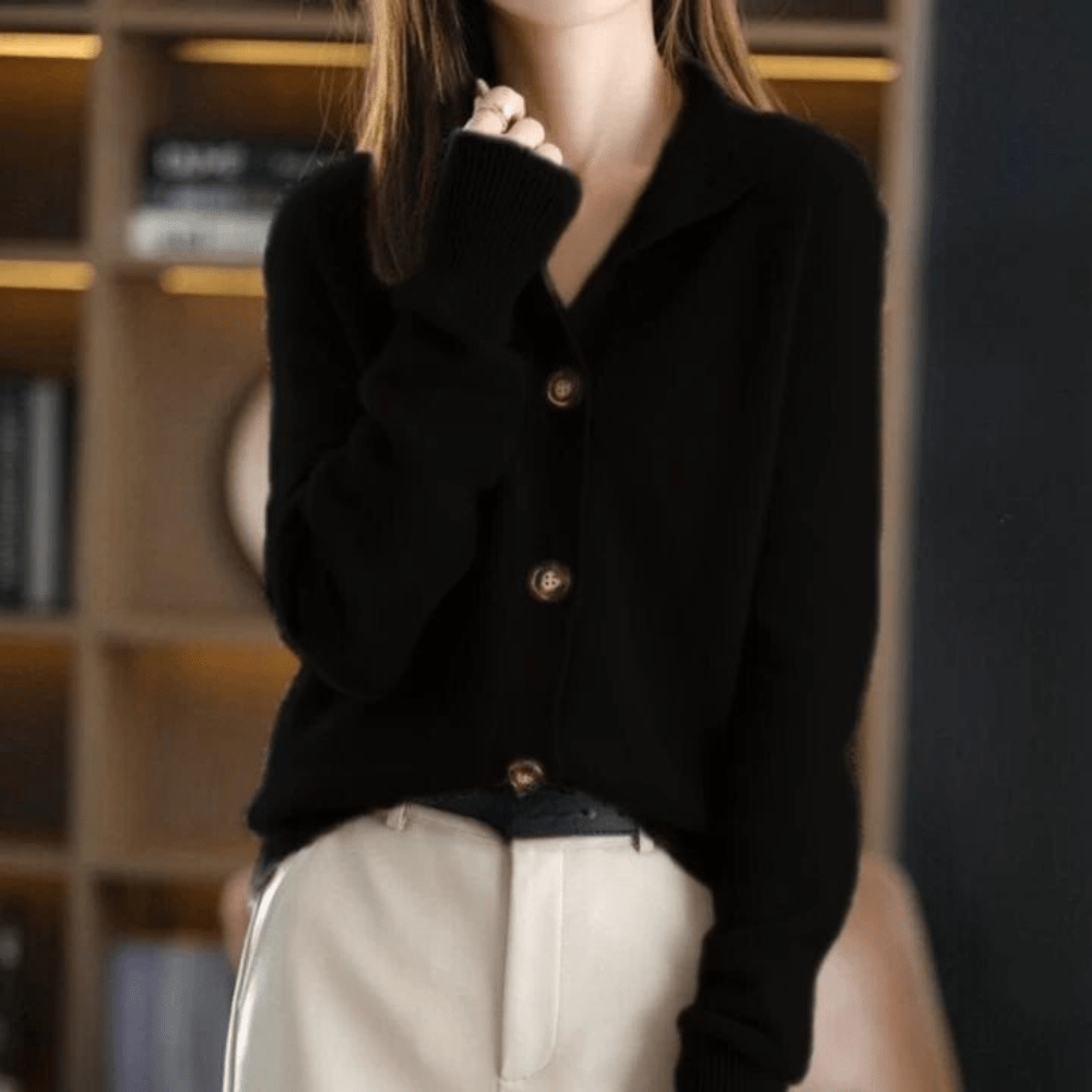 Gilet in maglia di cashmere di lusso