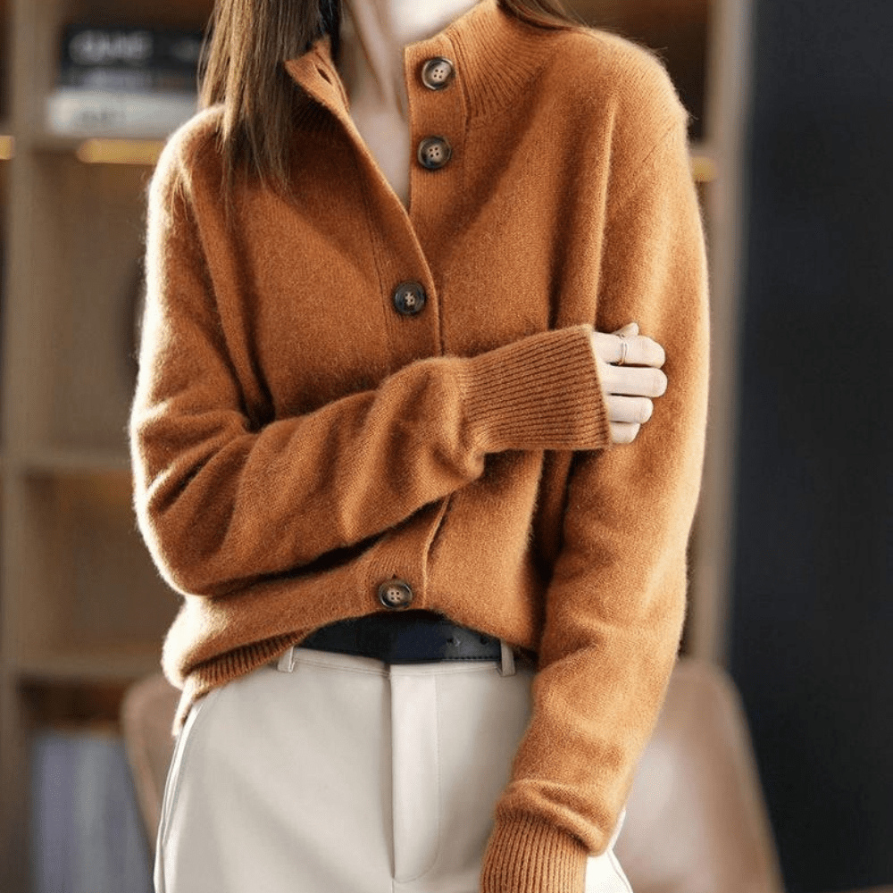 Gilet in maglia di cashmere di lusso