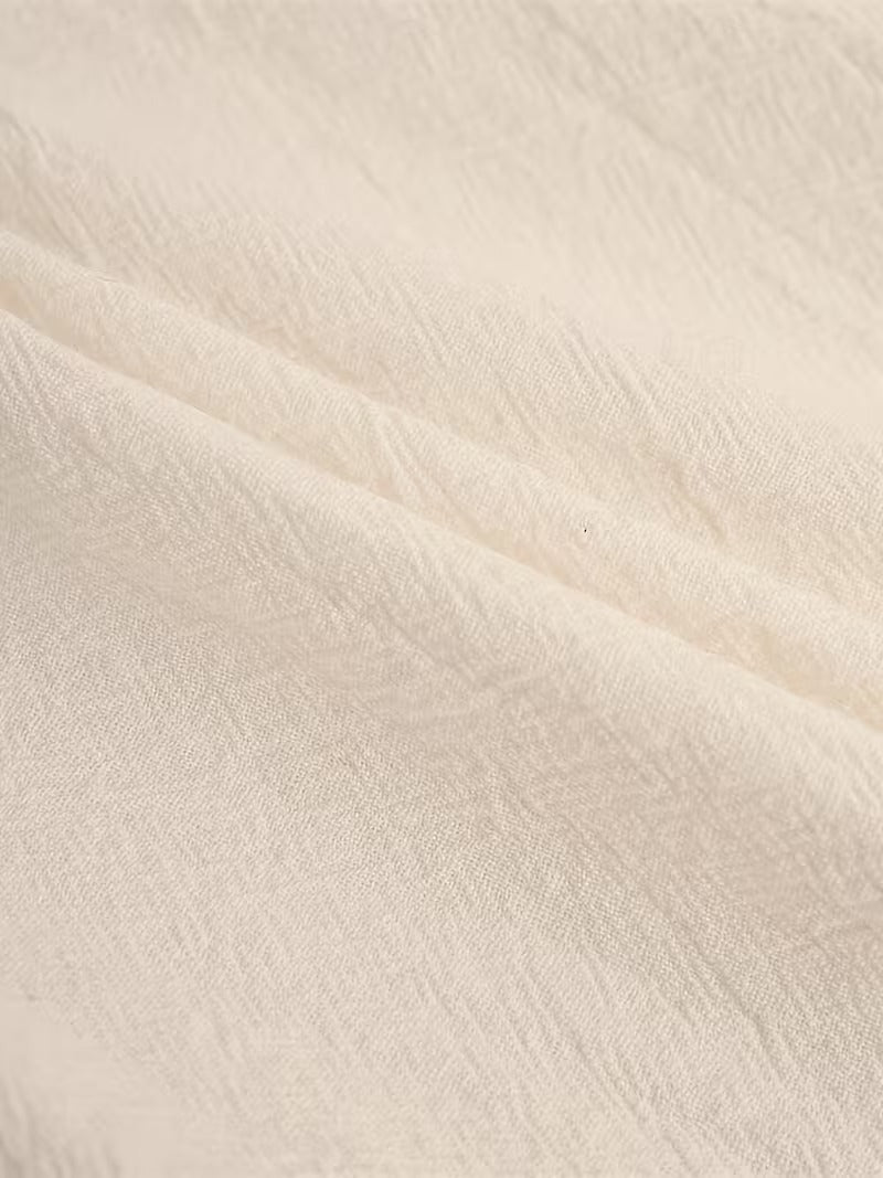Pantalones de cordón para hombre | Pantalones ligeros y transpirables para el día a día, con cintura elástica y cómodos bajos con vuelta