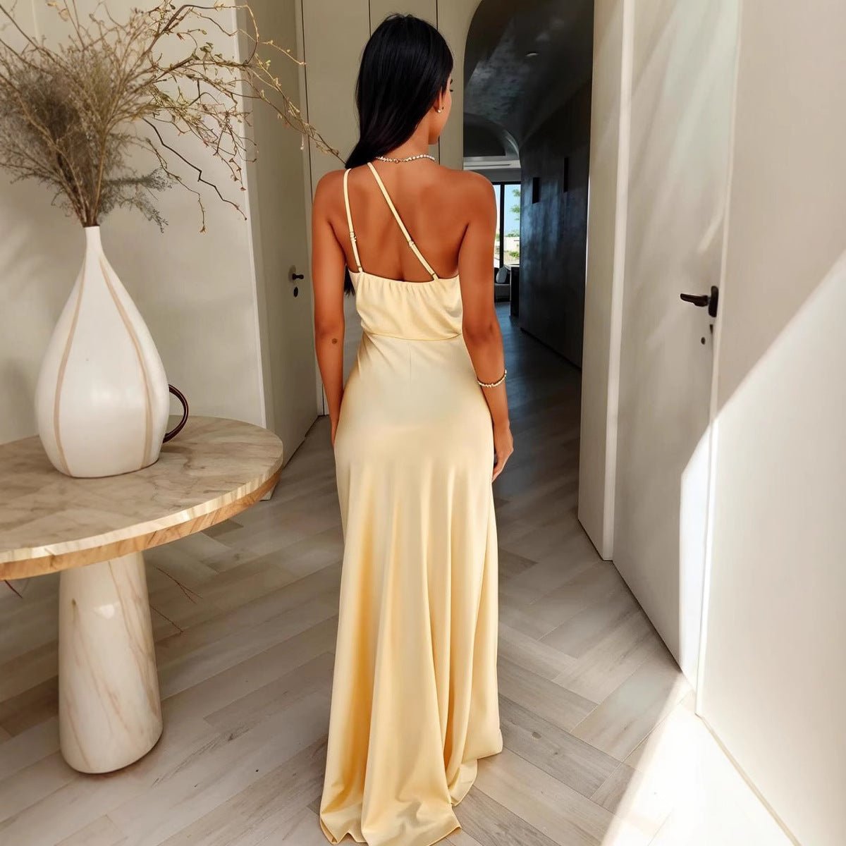 Jurk Elegant Effen Kleur | Hedendaags - Polyester - Miss Madera