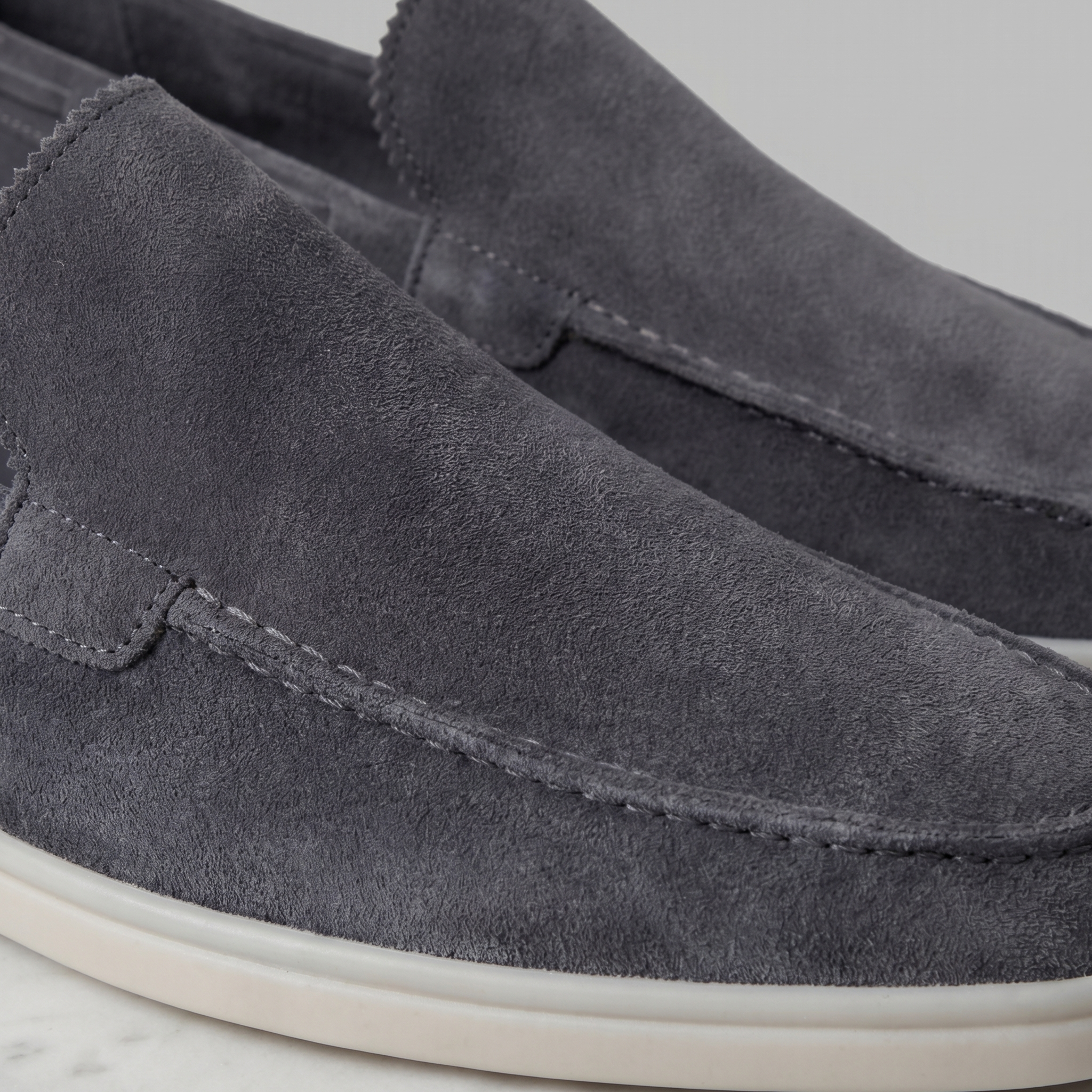 Mocasines de ante para hombre | Zapatos clásicos y informales sin cordones, tanto para ocasiones formales como para el día a día | Zapatos cómodos de corte estrecho, ideales para caminar