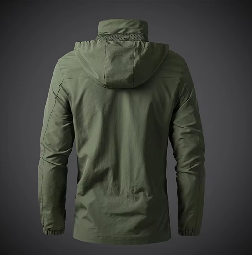 Image of Men's Hooded Lightweight Outdoor Jacket