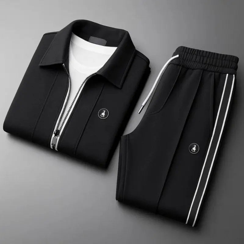 Men's Tracksuit Set Zip-Up Jacket Joggers
