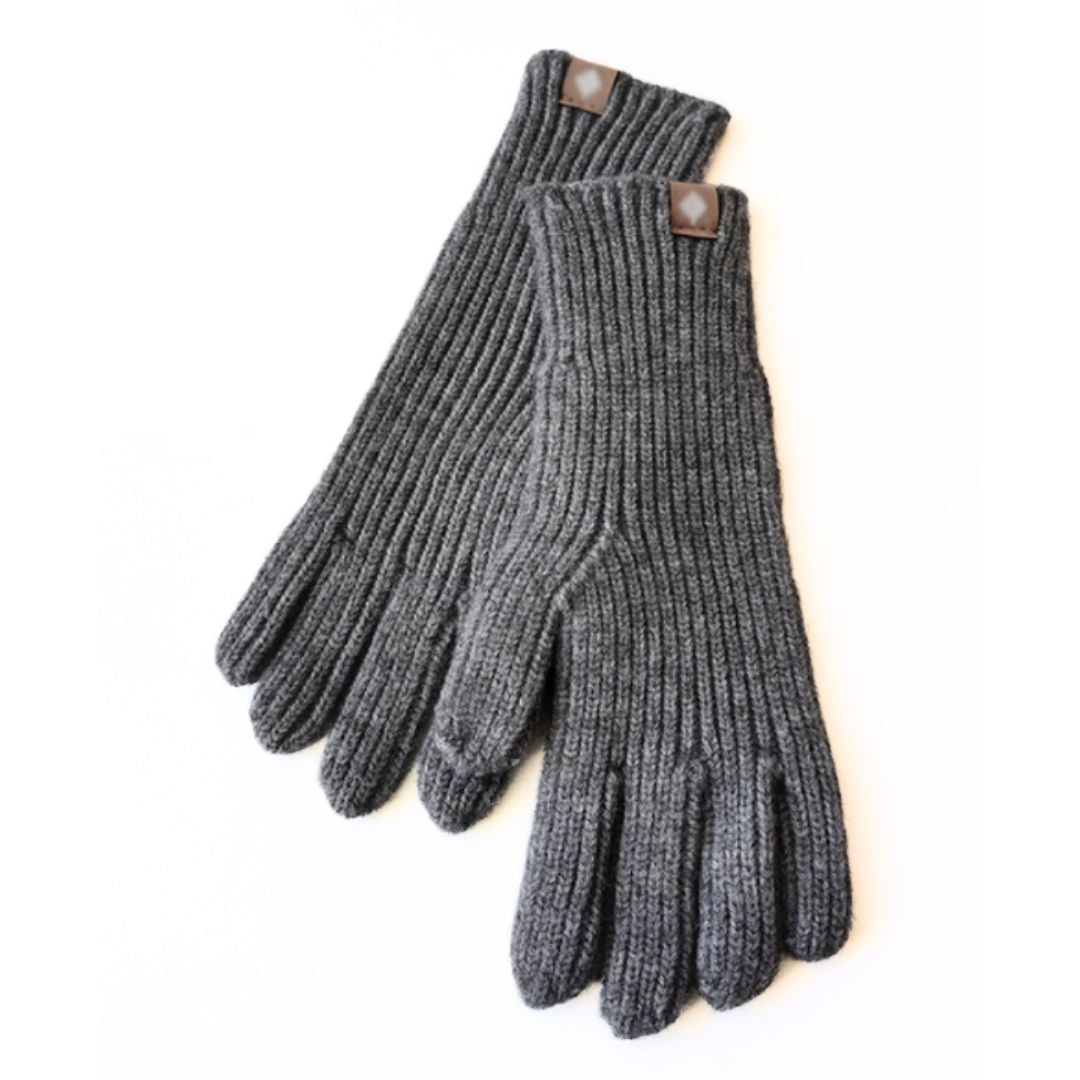 Cotton Blend Knit Gloves