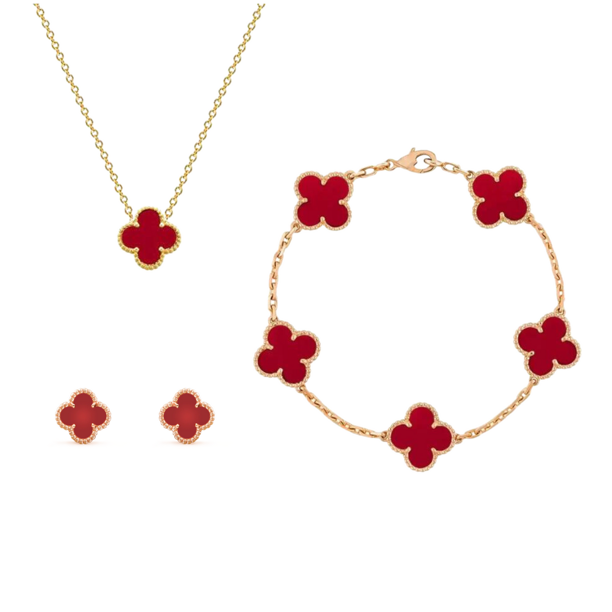 Bella - Clover jewelry set - Ready to gift