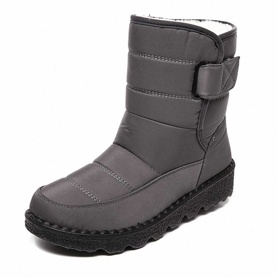 Botas de nieve para mujer impermeables y cortaviento - Botas de invierno cálidas para la nieve y la lluvia