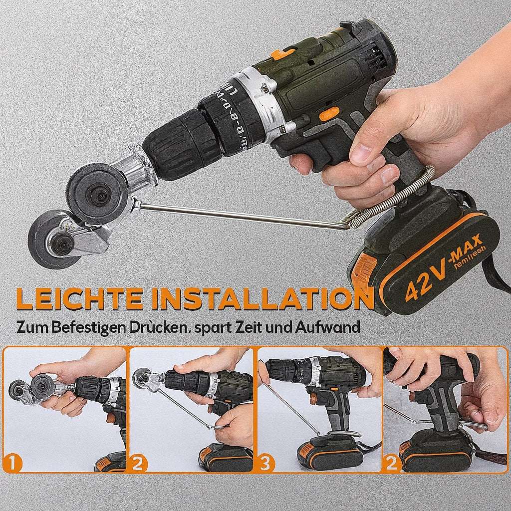Metal Cutter Drill Attachment for Precise Sheet Metal Cutting