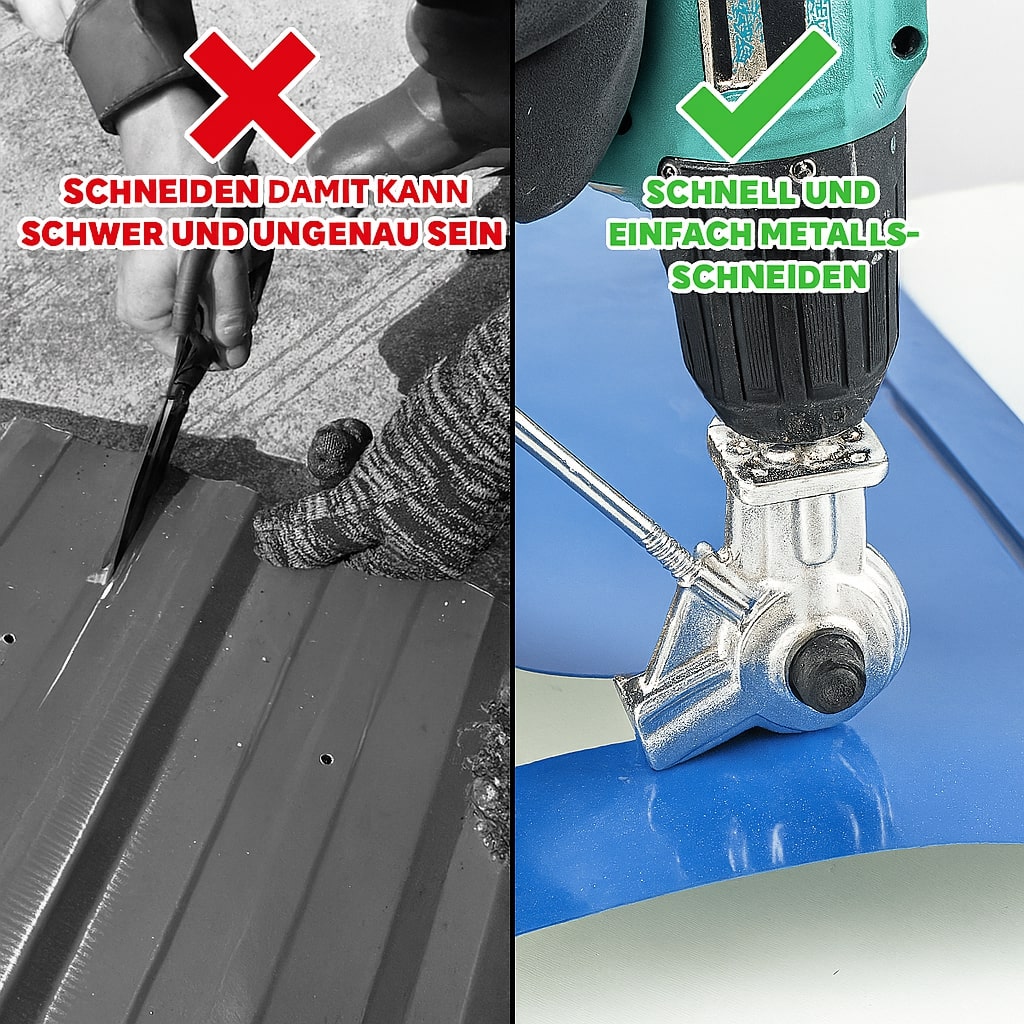Metal Cutter Drill Attachment for Precise Sheet Metal Cutting