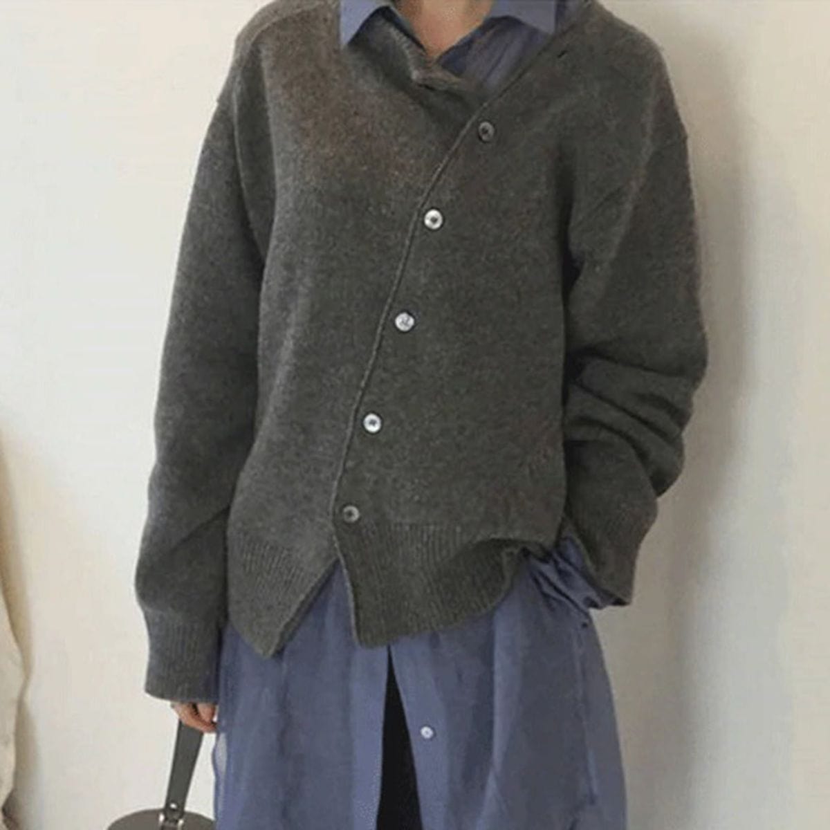 Button-Front Cardigan Sweater for Women - Image 4