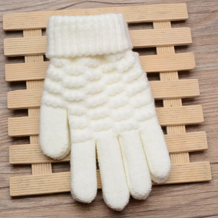 Fashion-Forward Stretch Knit Gloves for Women