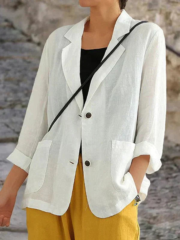 Linenblazer til kvinder – Let og elegant blazer
