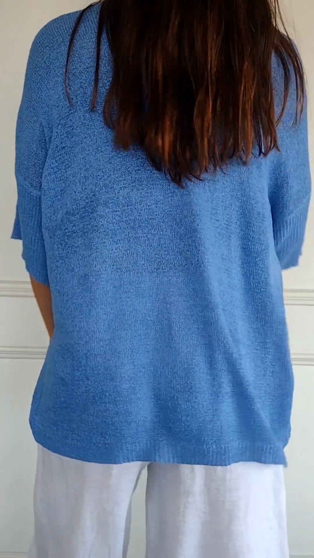 Image of Women's ¾ Sleeve V-Neck Top