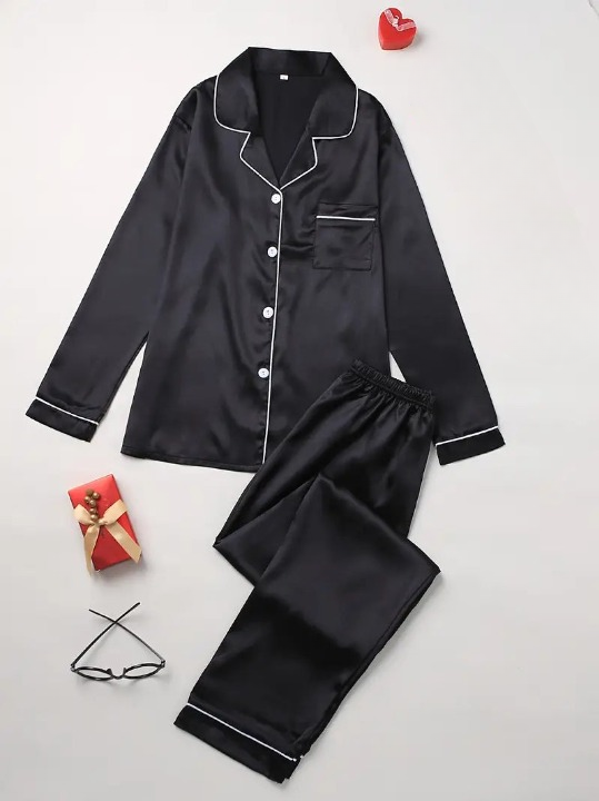 Image of Women's Button-Down Pajama Set