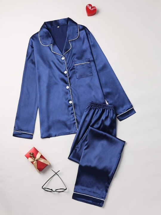 Image of Women's Button-Down Pajama Set